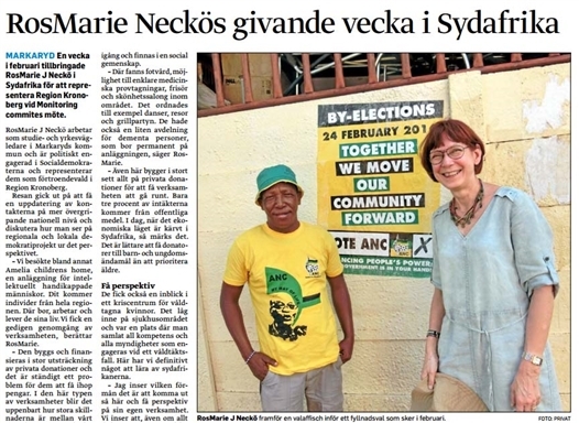 rosmarie neckoes givande vecka i sydafrika (1) - s